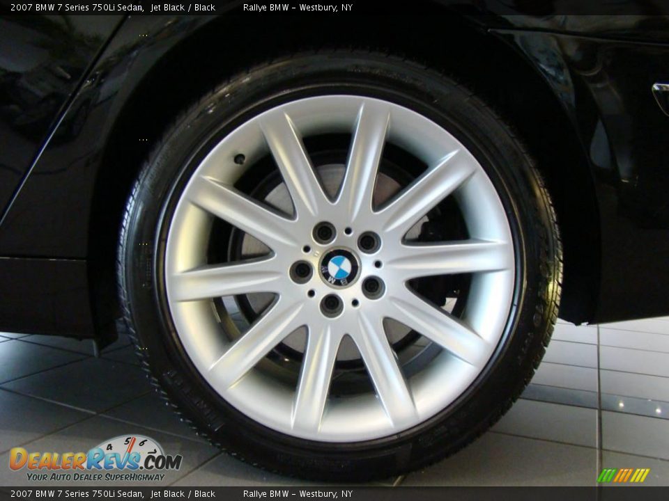2007 BMW 7 Series 750Li Sedan Jet Black / Black Photo #4