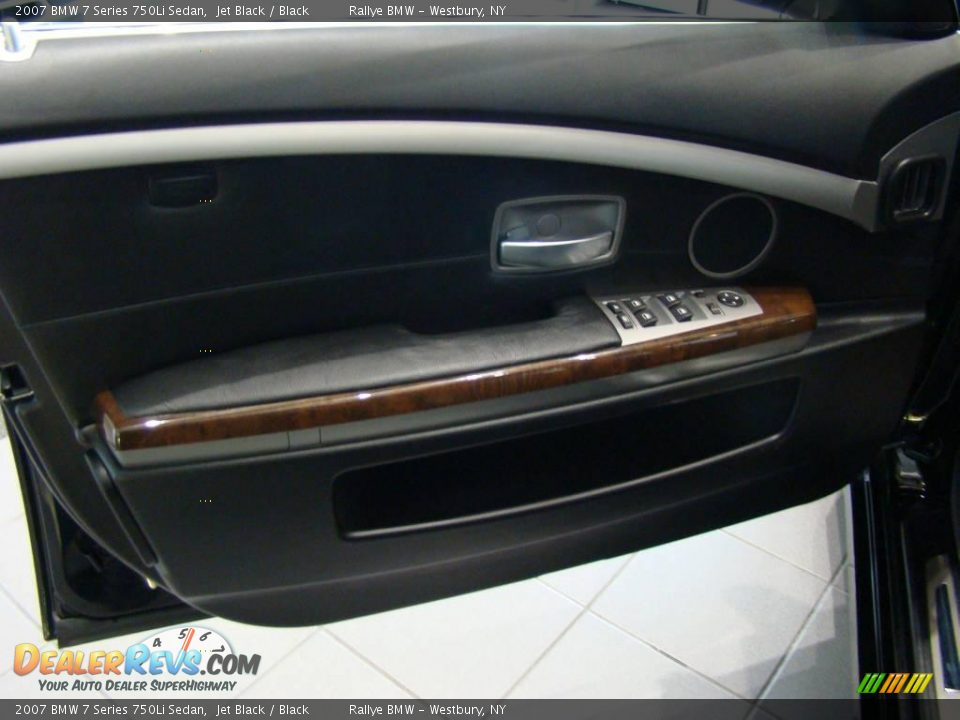 2007 BMW 7 Series 750Li Sedan Jet Black / Black Photo #5