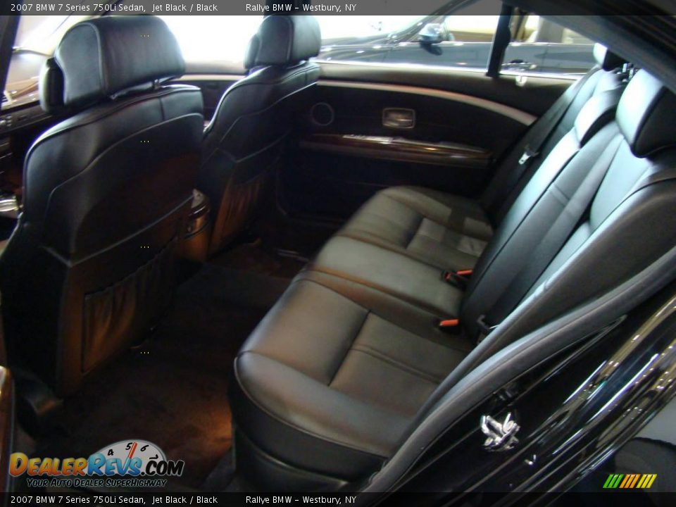 2007 BMW 7 Series 750Li Sedan Jet Black / Black Photo #9