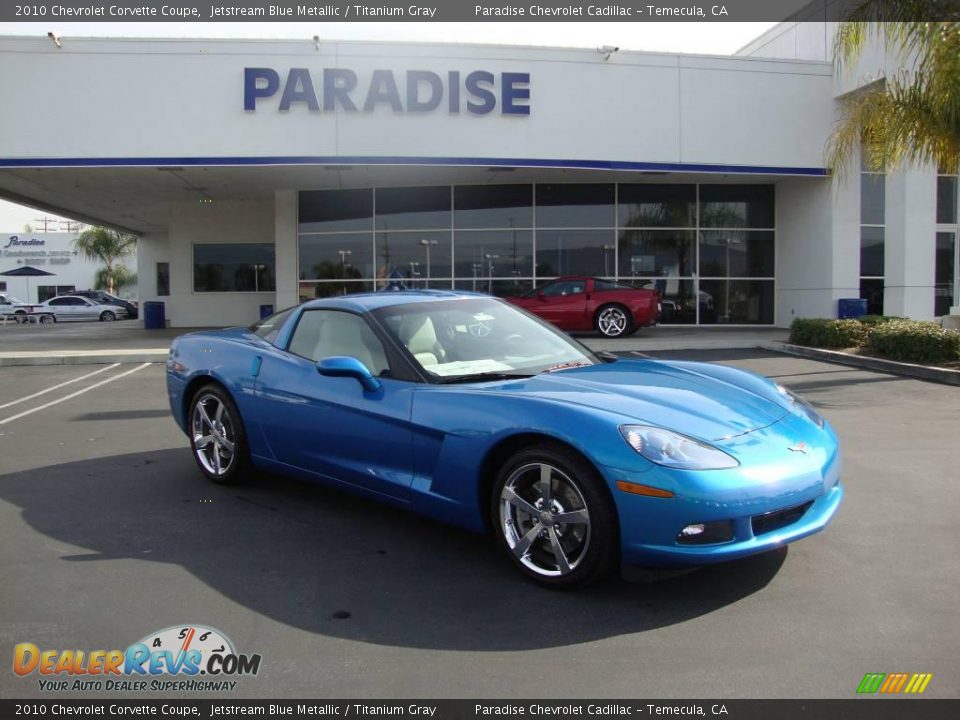 2010 Chevrolet Corvette Coupe Jetstream Blue Metallic / Titanium Gray Photo #1