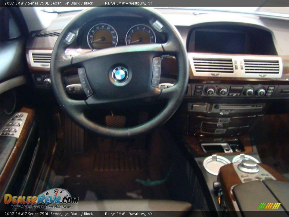 2007 BMW 7 Series 750Li Sedan Jet Black / Black Photo #10