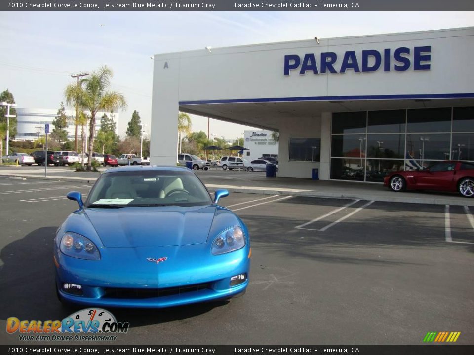 2010 Chevrolet Corvette Coupe Jetstream Blue Metallic / Titanium Gray Photo #2
