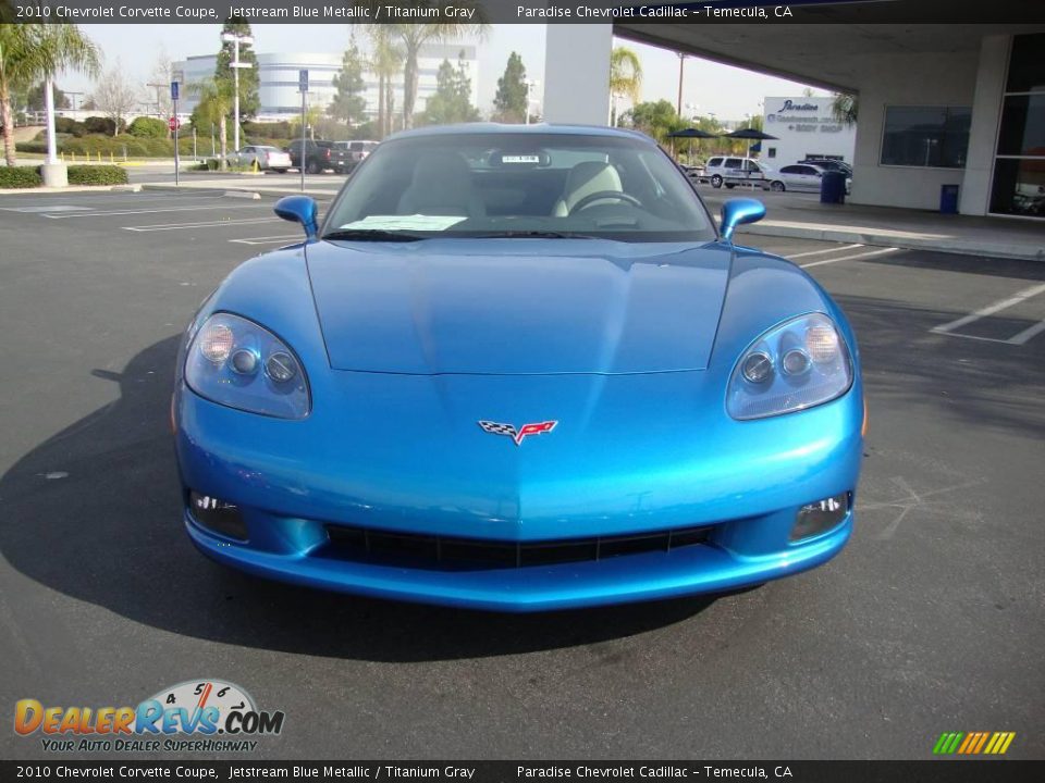 2010 Chevrolet Corvette Coupe Jetstream Blue Metallic / Titanium Gray Photo #3