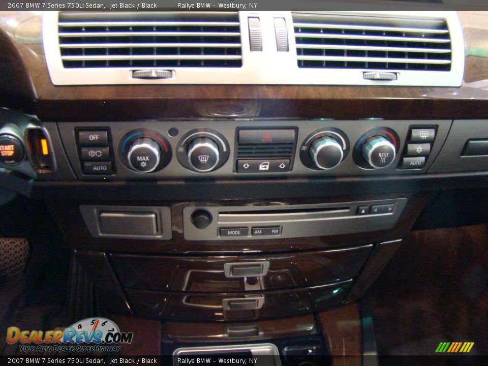 2007 BMW 7 Series 750Li Sedan Jet Black / Black Photo #11