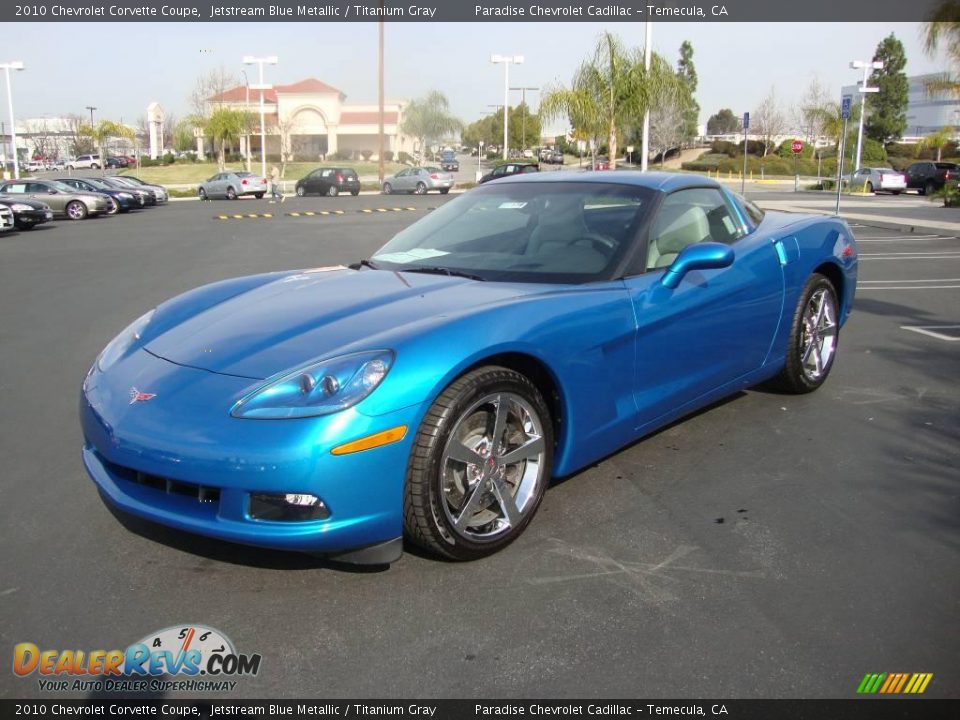 2010 Chevrolet Corvette Coupe Jetstream Blue Metallic / Titanium Gray Photo #4