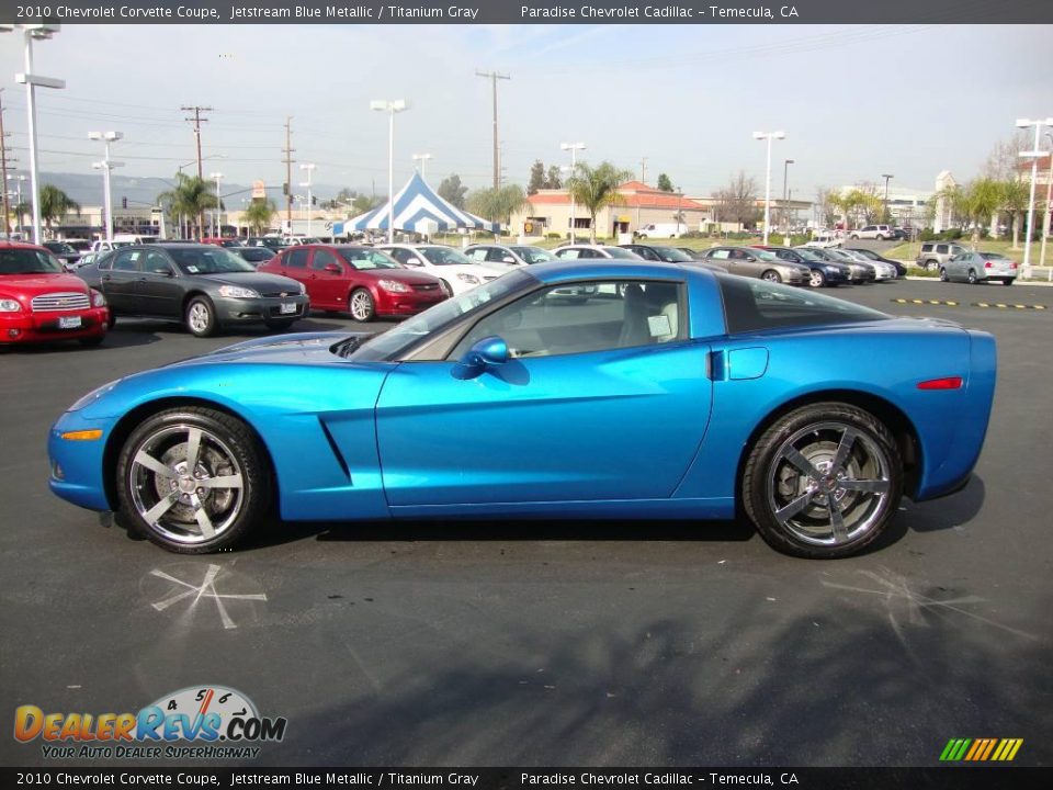 2010 Chevrolet Corvette Coupe Jetstream Blue Metallic / Titanium Gray Photo #5