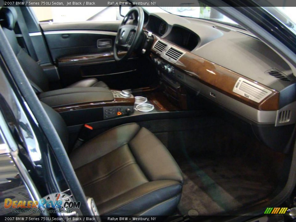 2007 BMW 7 Series 750Li Sedan Jet Black / Black Photo #13