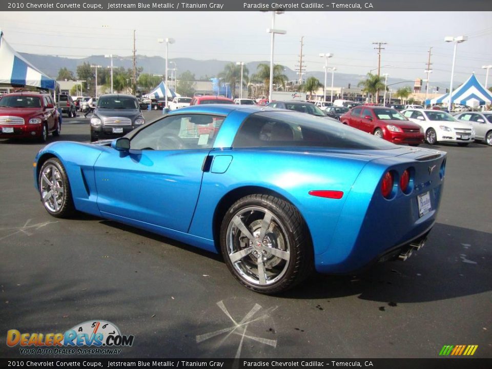 2010 Chevrolet Corvette Coupe Jetstream Blue Metallic / Titanium Gray Photo #6