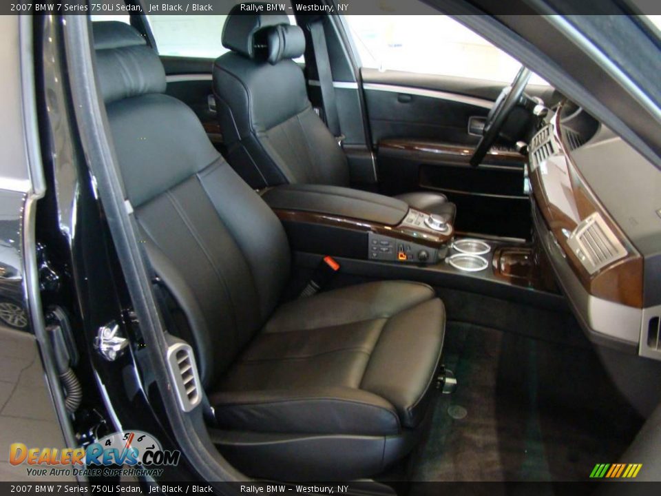 2007 BMW 7 Series 750Li Sedan Jet Black / Black Photo #14