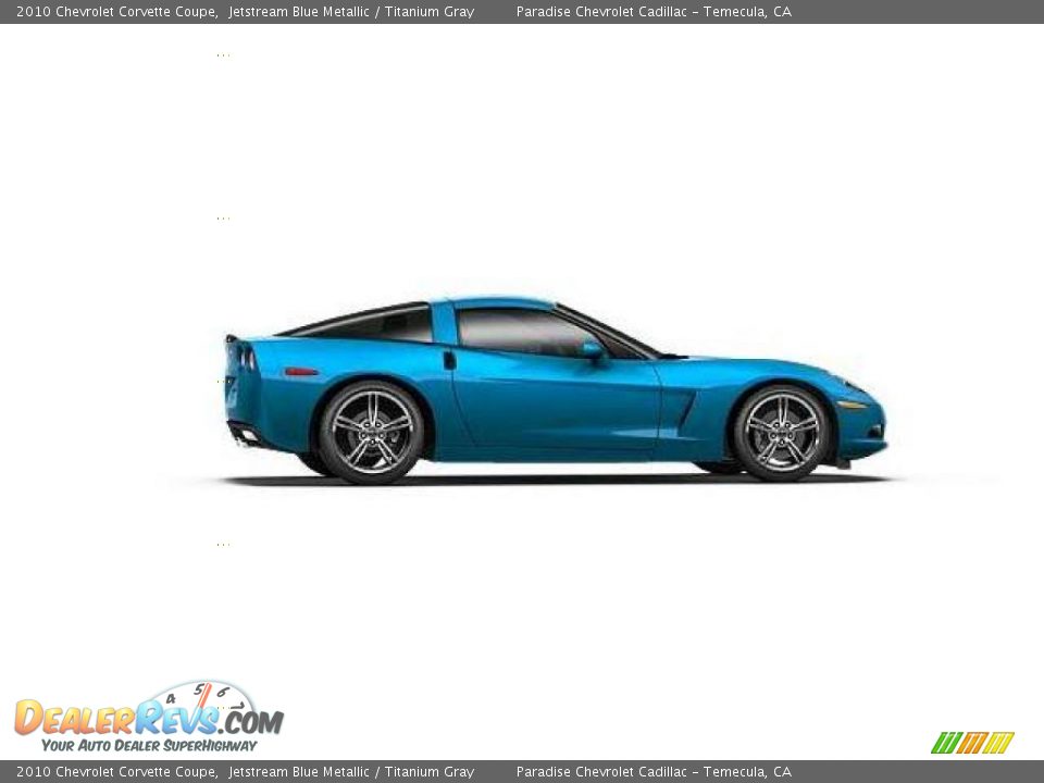 2010 Chevrolet Corvette Coupe Jetstream Blue Metallic / Titanium Gray Photo #9