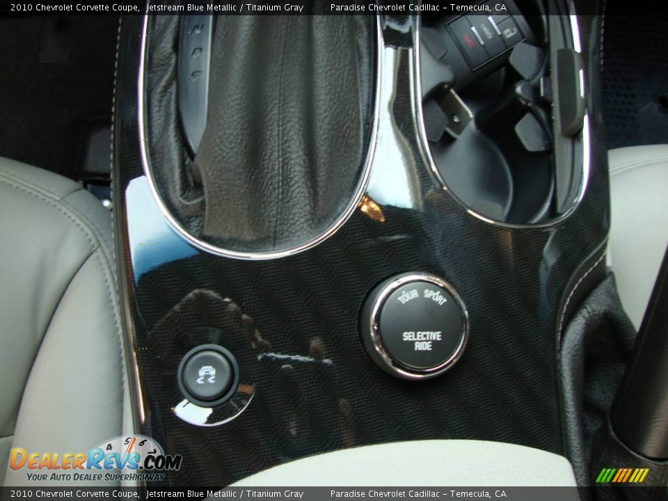 2010 Chevrolet Corvette Coupe Jetstream Blue Metallic / Titanium Gray Photo #13