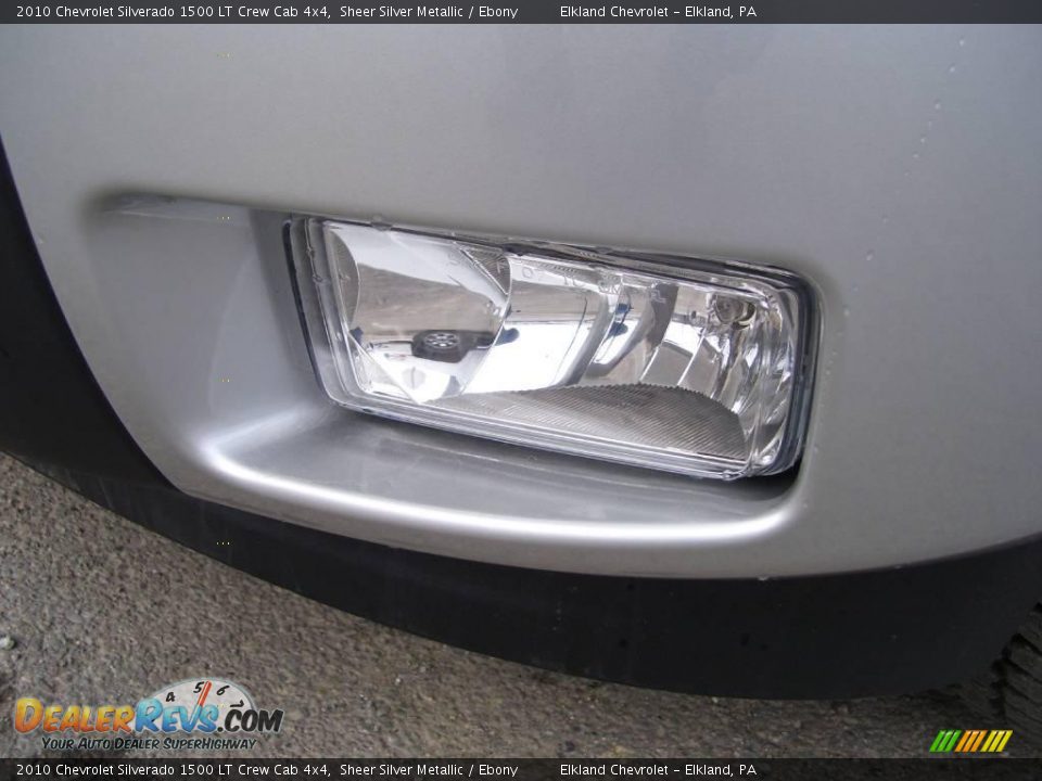 2010 Chevrolet Silverado 1500 LT Crew Cab 4x4 Sheer Silver Metallic / Ebony Photo #9