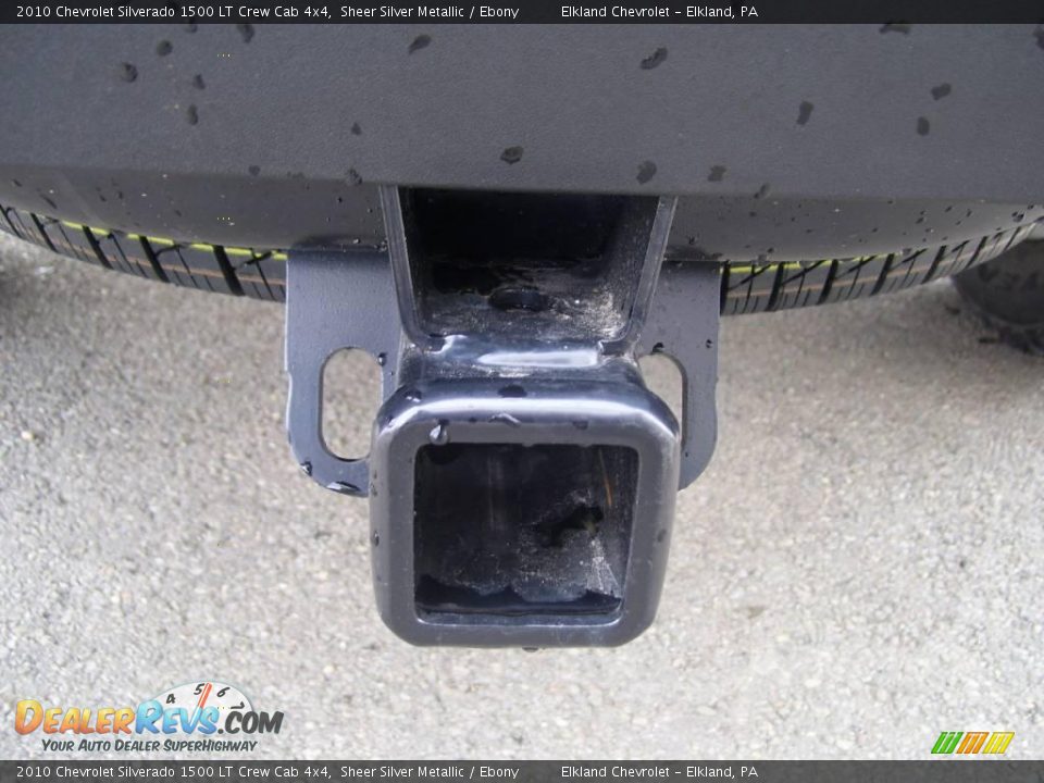 2010 Chevrolet Silverado 1500 LT Crew Cab 4x4 Sheer Silver Metallic / Ebony Photo #13