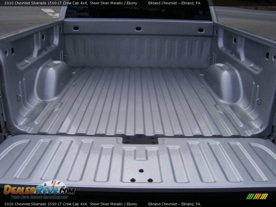 2010 Chevrolet Silverado 1500 LT Crew Cab 4x4 Sheer Silver Metallic / Ebony Photo #15