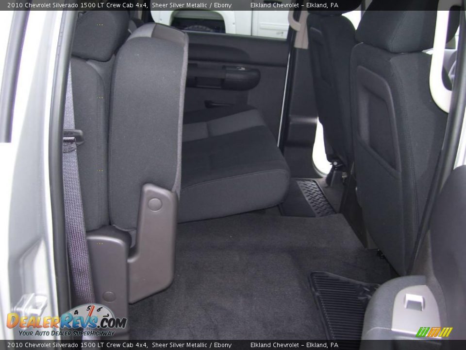 2010 Chevrolet Silverado 1500 LT Crew Cab 4x4 Sheer Silver Metallic / Ebony Photo #26