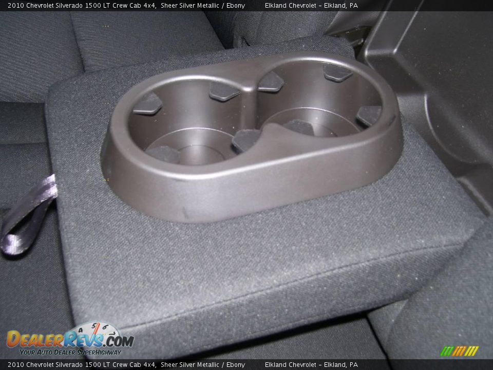 2010 Chevrolet Silverado 1500 LT Crew Cab 4x4 Sheer Silver Metallic / Ebony Photo #29