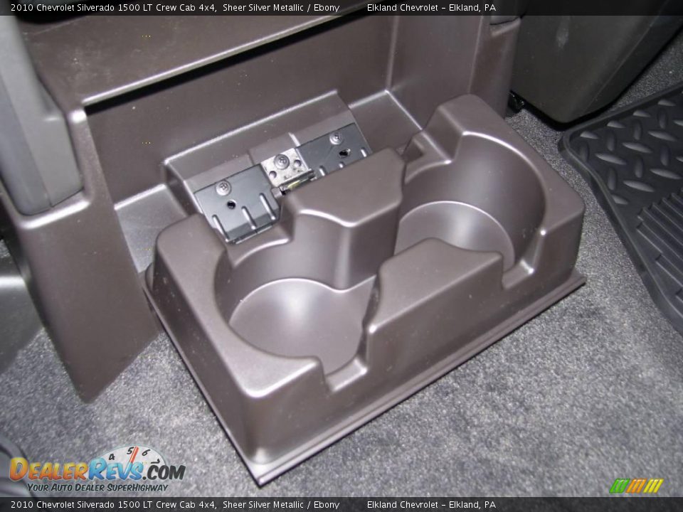 2010 Chevrolet Silverado 1500 LT Crew Cab 4x4 Sheer Silver Metallic / Ebony Photo #31