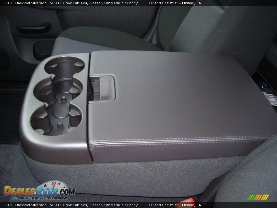 2010 Chevrolet Silverado 1500 LT Crew Cab 4x4 Sheer Silver Metallic / Ebony Photo #36