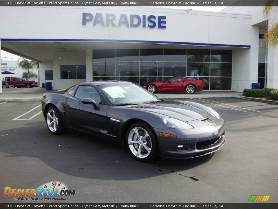 2010 Chevrolet Corvette Grand Sport Coupe Cyber Gray Metallic / Ebony Black Photo #1