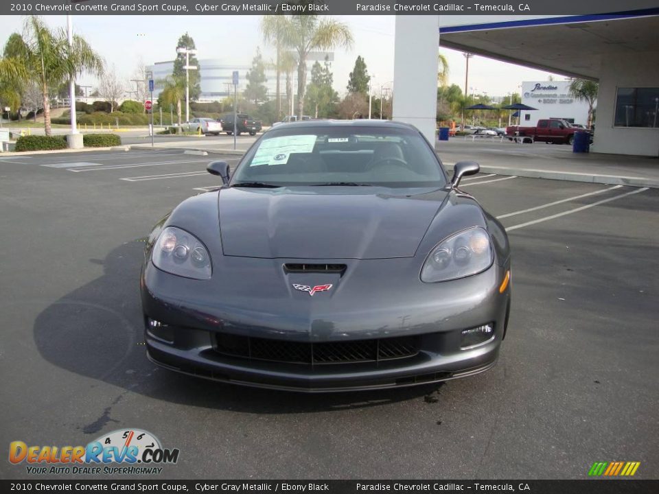 2010 Chevrolet Corvette Grand Sport Coupe Cyber Gray Metallic / Ebony Black Photo #3