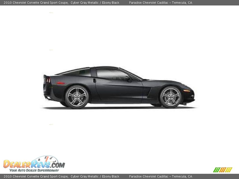2010 Chevrolet Corvette Grand Sport Coupe Cyber Gray Metallic / Ebony Black Photo #9