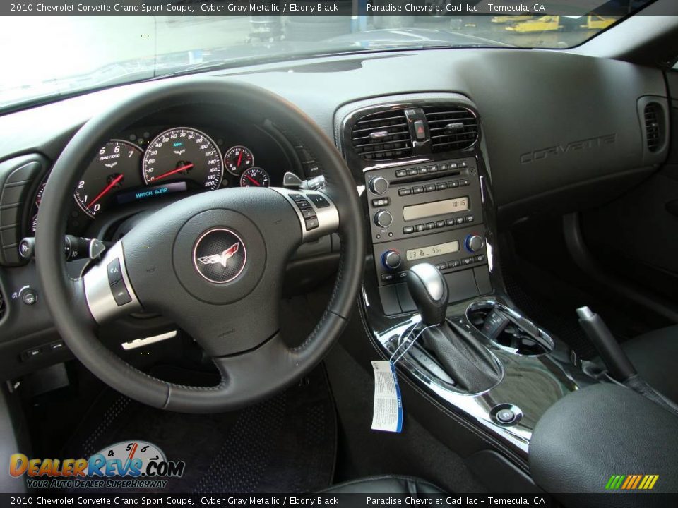 2010 Chevrolet Corvette Grand Sport Coupe Cyber Gray Metallic / Ebony Black Photo #12