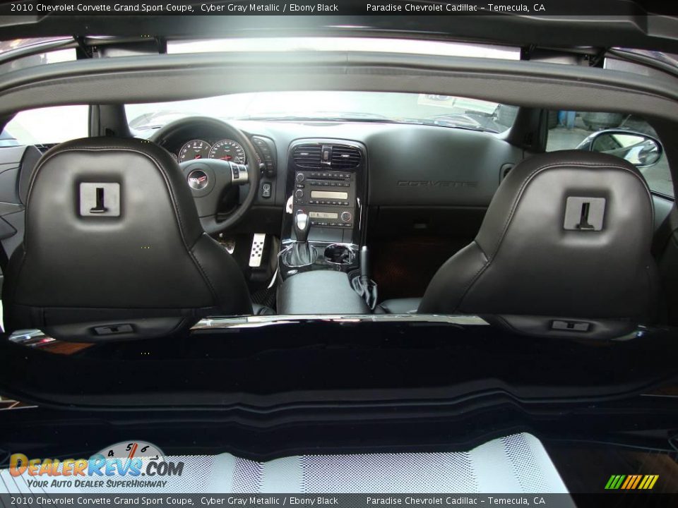 2010 Chevrolet Corvette Grand Sport Coupe Cyber Gray Metallic / Ebony Black Photo #14