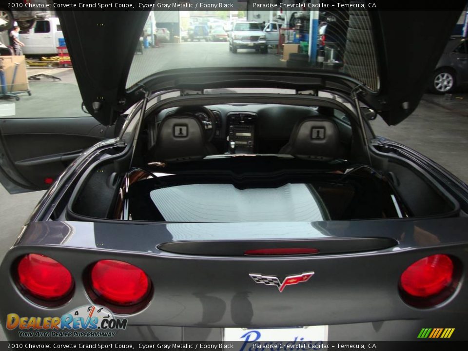 2010 Chevrolet Corvette Grand Sport Coupe Cyber Gray Metallic / Ebony Black Photo #15