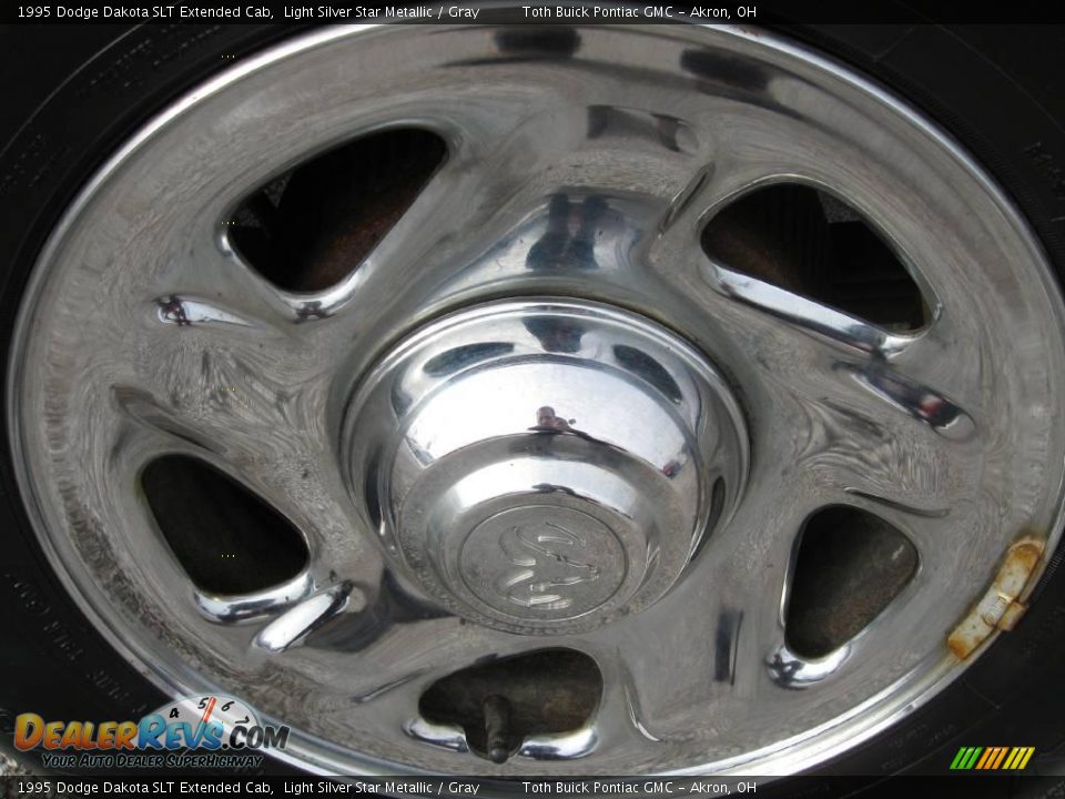 1995 Dodge Dakota SLT Extended Cab Light Silver Star Metallic / Gray Photo #12