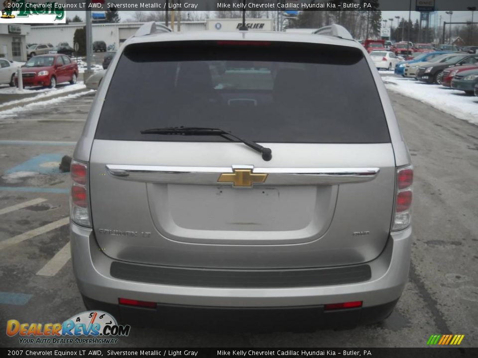 2007 Chevrolet Equinox LT AWD Silverstone Metallic / Light Gray Photo #4