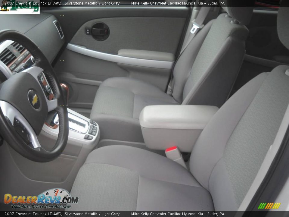 2007 Chevrolet Equinox LT AWD Silverstone Metallic / Light Gray Photo #9