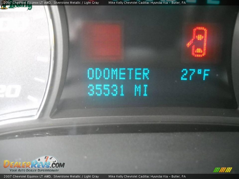 2007 Chevrolet Equinox LT AWD Silverstone Metallic / Light Gray Photo #20