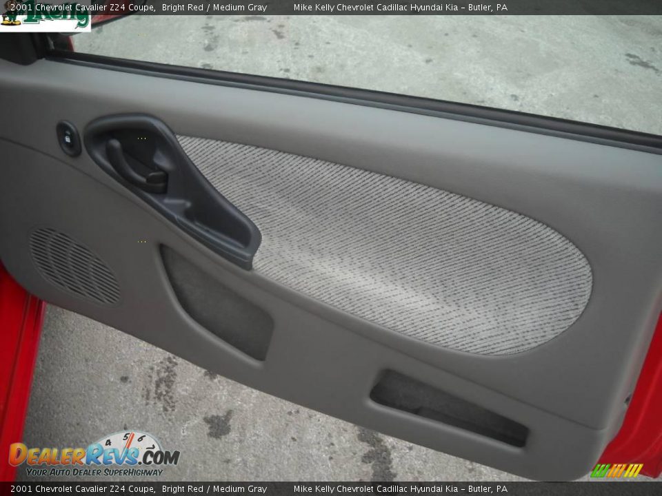 2001 Chevrolet Cavalier Z24 Coupe Bright Red / Medium Gray Photo #3