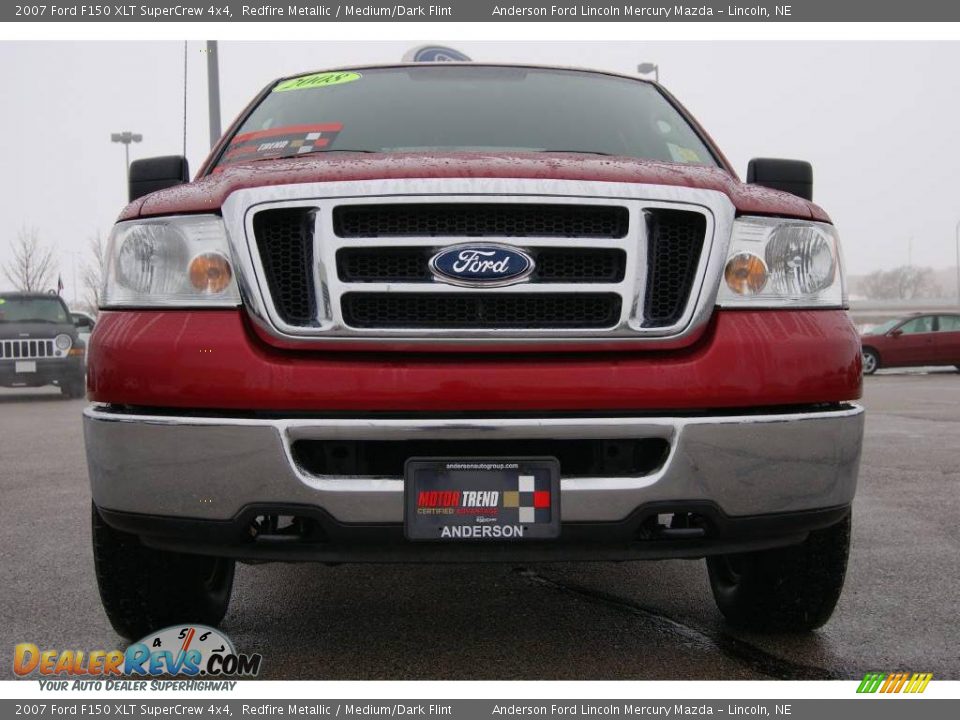 2007 Ford F150 XLT SuperCrew 4x4 Redfire Metallic / Medium/Dark Flint Photo #2