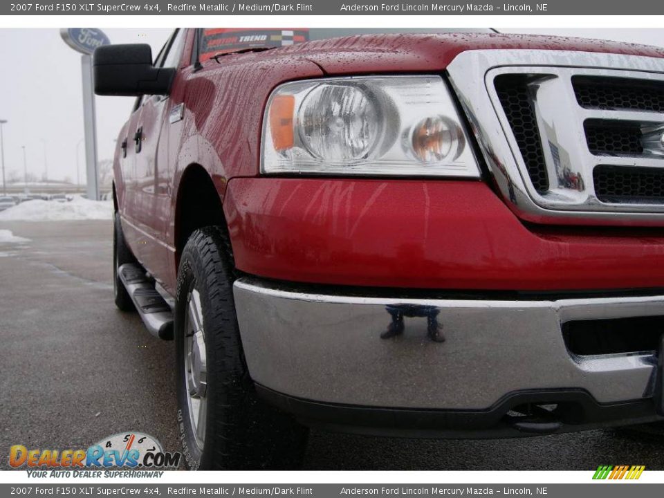 2007 Ford F150 XLT SuperCrew 4x4 Redfire Metallic / Medium/Dark Flint Photo #3