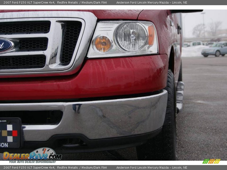 2007 Ford F150 XLT SuperCrew 4x4 Redfire Metallic / Medium/Dark Flint Photo #4