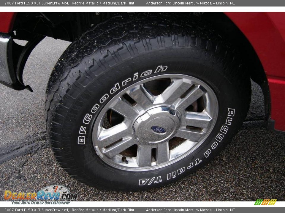 2007 Ford F150 XLT SuperCrew 4x4 Redfire Metallic / Medium/Dark Flint Photo #6
