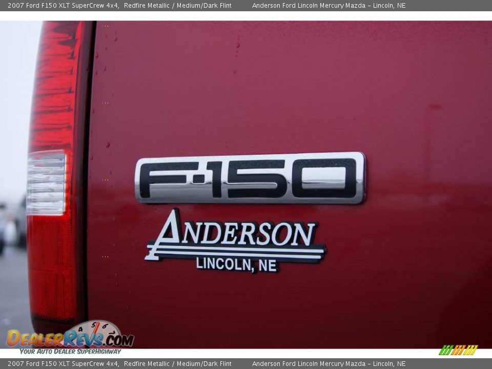 2007 Ford F150 XLT SuperCrew 4x4 Redfire Metallic / Medium/Dark Flint Photo #10