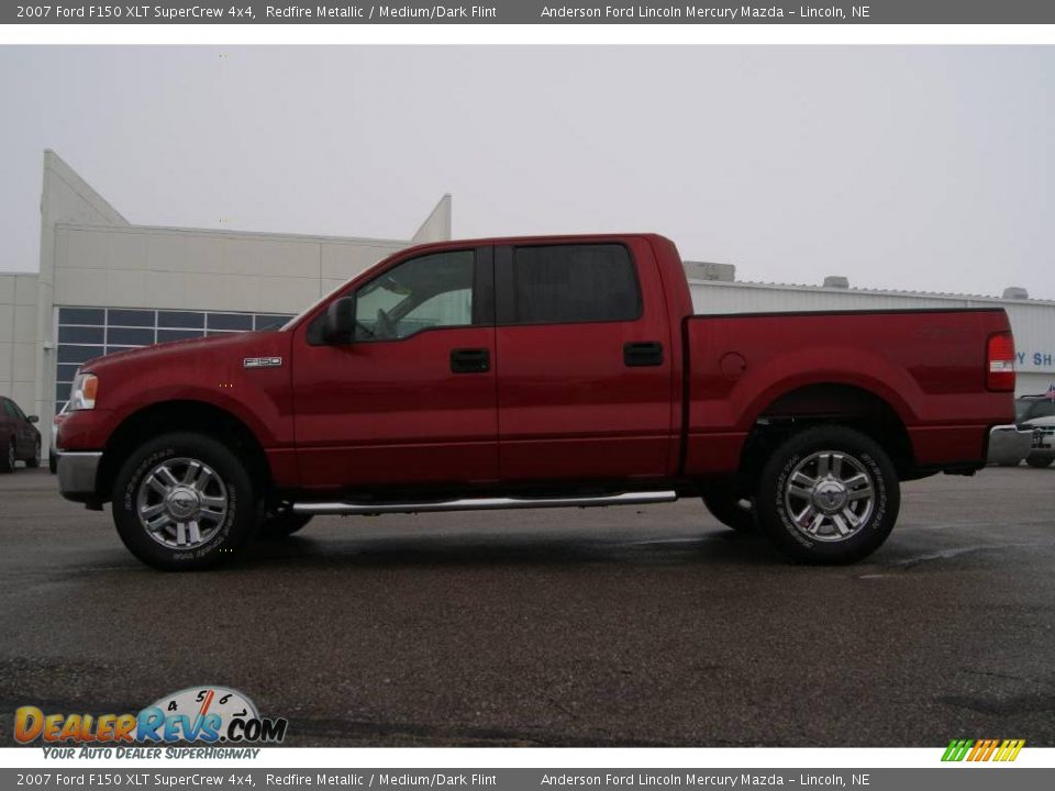 2007 Ford F150 XLT SuperCrew 4x4 Redfire Metallic / Medium/Dark Flint Photo #11