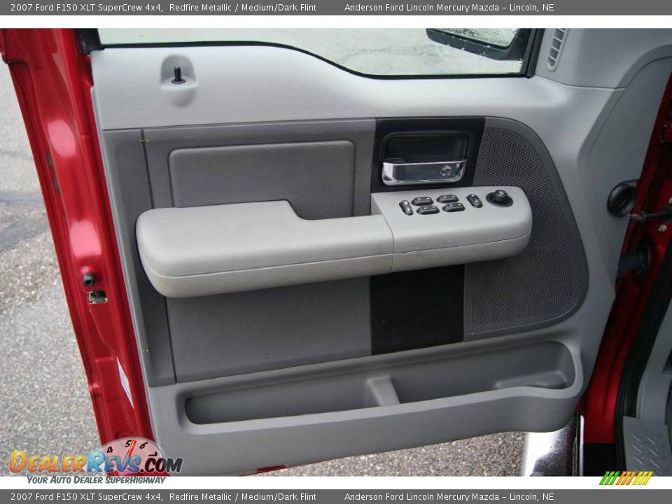 2007 Ford F150 XLT SuperCrew 4x4 Redfire Metallic / Medium/Dark Flint Photo #12
