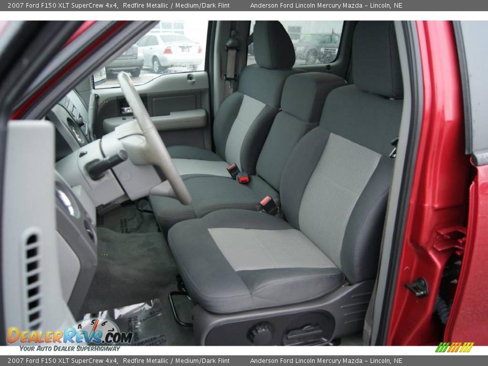 2007 Ford F150 XLT SuperCrew 4x4 Redfire Metallic / Medium/Dark Flint Photo #15