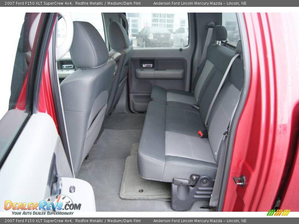 2007 Ford F150 XLT SuperCrew 4x4 Redfire Metallic / Medium/Dark Flint Photo #16