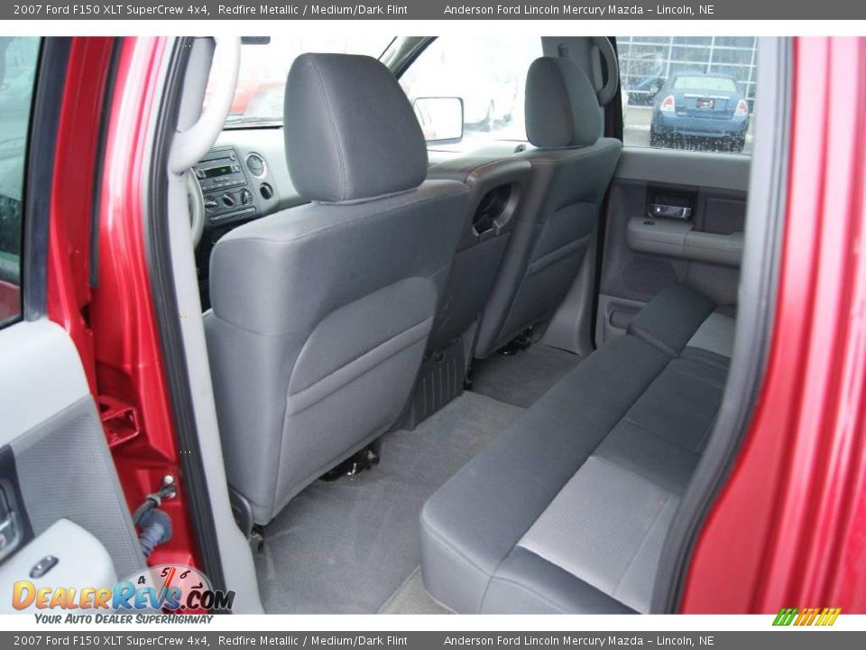 2007 Ford F150 XLT SuperCrew 4x4 Redfire Metallic / Medium/Dark Flint Photo #17