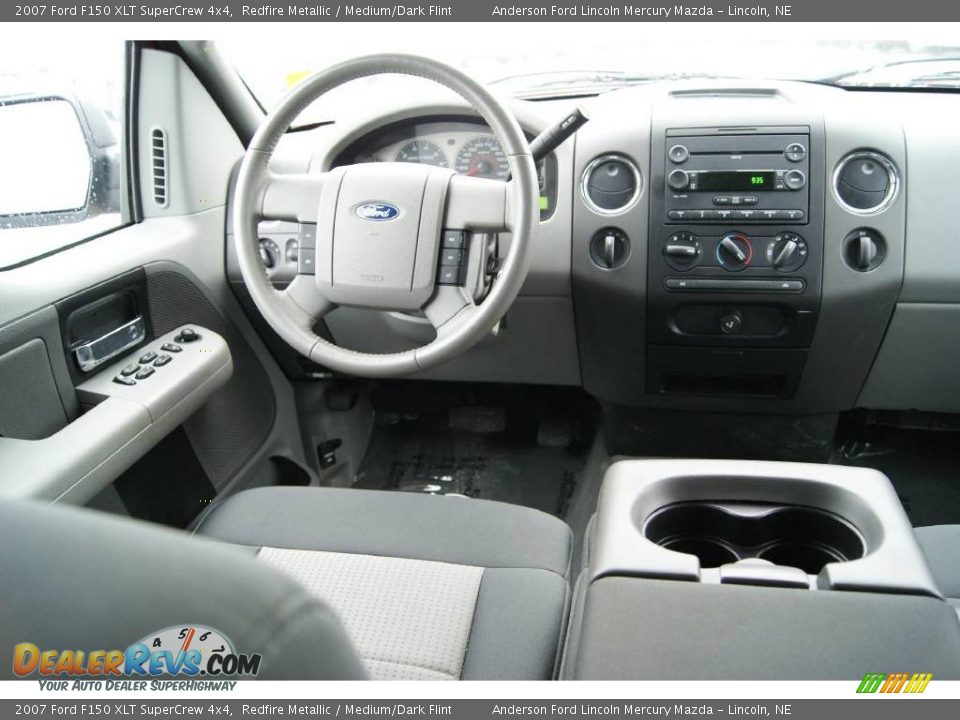 2007 Ford F150 XLT SuperCrew 4x4 Redfire Metallic / Medium/Dark Flint Photo #20