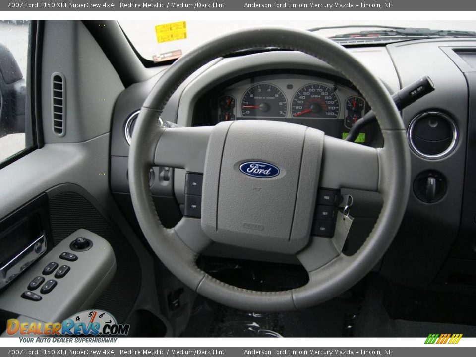 2007 Ford F150 XLT SuperCrew 4x4 Redfire Metallic / Medium/Dark Flint Photo #23