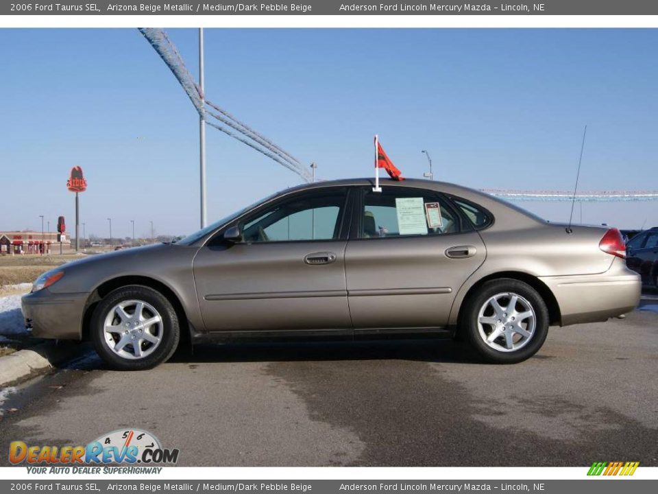2006 Ford Taurus SEL Arizona Beige Metallic / Medium/Dark Pebble Beige Photo #11