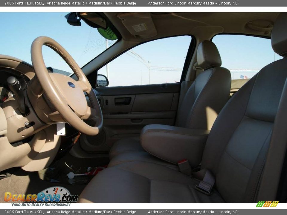 2006 Ford Taurus SEL Arizona Beige Metallic / Medium/Dark Pebble Beige Photo #13