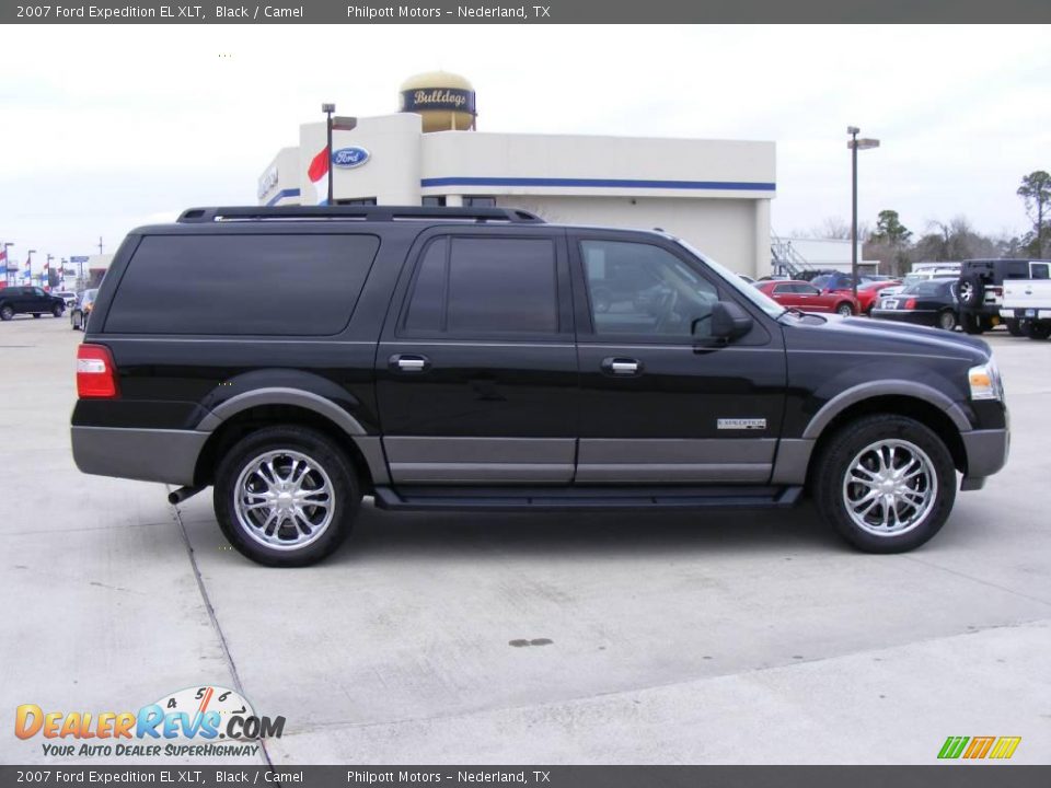 2007 Ford Expedition EL XLT Black / Camel Photo #2