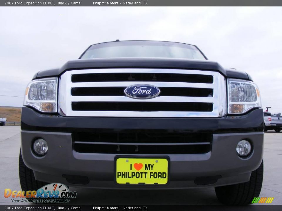 2007 Ford Expedition EL XLT Black / Camel Photo #9