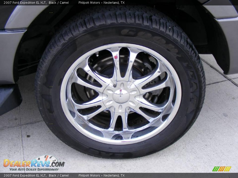 2007 Ford Expedition EL XLT Black / Camel Photo #14
